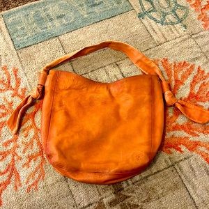 Coral/Peach color Frye handbag only worn for one week
